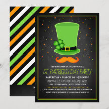 St. Patrick's Day Party-inbjudningar