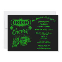 St patrick's day Party Irish Cheers Pot Tur