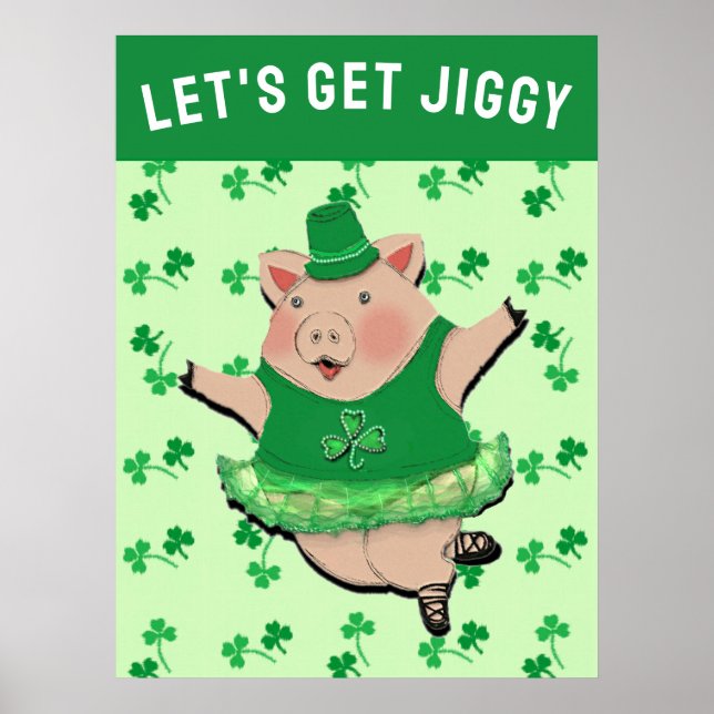 St. Patrick's Day Party Irish Jig Poster (Framsidan)