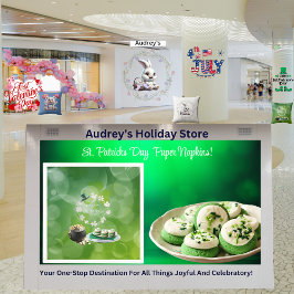 St patrick's day Party Pappra blöjor Pappersservett