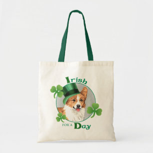 St. Patrick's Day Pembroke Welsh Corgi Tygkasse