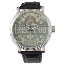 St patrick's day Personlig Irish Pub Armbandsur
