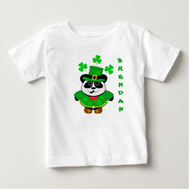 St patricks day Personlig Panda Bear T Shirt
