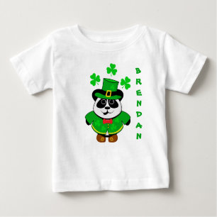St patricks day Personlig Panda Bear T Shirt