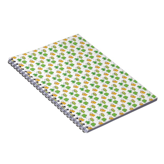 St. Patrick's Day Photo Notebook Anteckningsbok (Högra Sidan)
