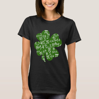 St. Patrick's Day PI T Shirt Grönt Shamrock PI Tee