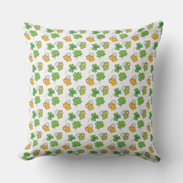 St. Patrick's Day Pillow Kudde (Framsida)
