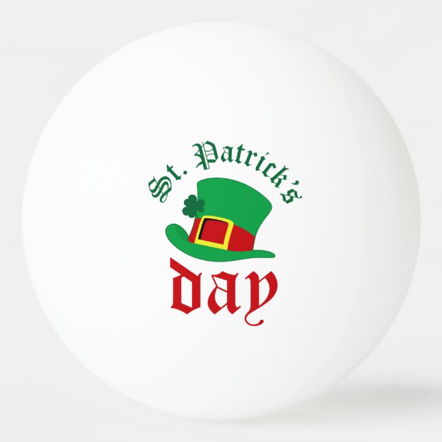 St.Patrick's day Pingisboll (Framsidan)