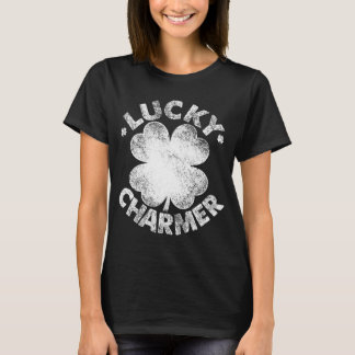 St Patricks Day Pojkar Flickor Barn Lucky Charmer T Shirt