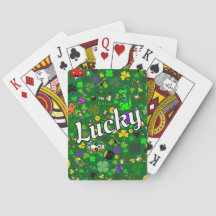 St. Patrick's Day Poker Game Bra Lucky Charms