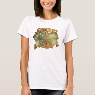 St. Patrick's Day Pot of Gold Shamrock T-Shirt