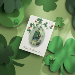 St. Patrick's Day Prayer Blessing Religiösa Card Kort