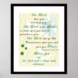 St. Patrick's Day Prayer Bluting Poster