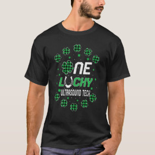 St patricks day Prek Kinder One Lucky Ultrasound T Shirt