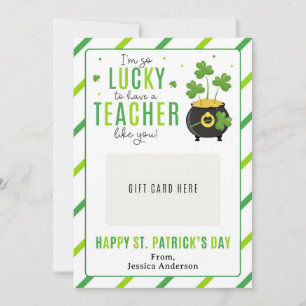 St. Patrick's Day Presentkort för Lärare Inbjudningar