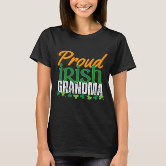 St. Patrick's Day Proud Irish Grandma Gift T Shirt