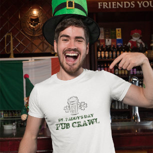 St. Patrick's Day Pub Crawl Shirts Tröja