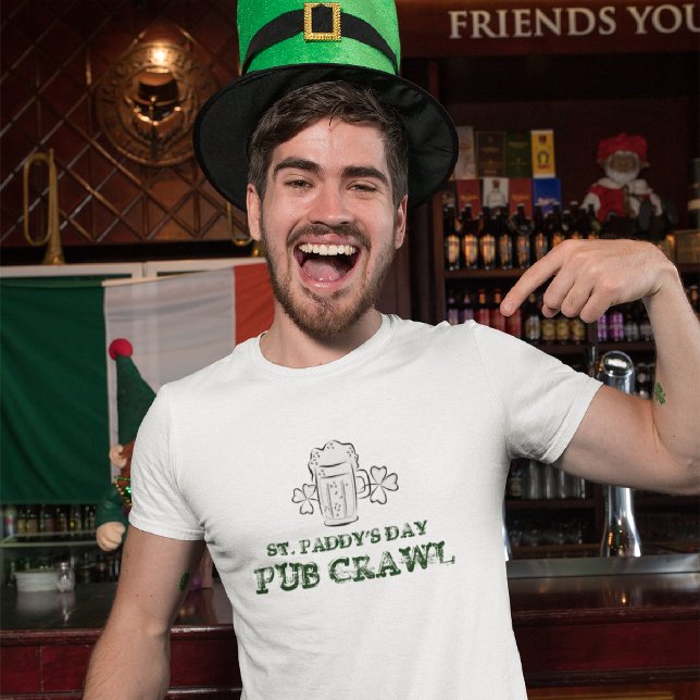 St. Patrick's Day Pub Crawl Shirts Tröja (Skapare uppladdad)