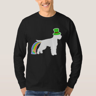 St Patrick's Day Rainbow Dog  Lagotto Romagnolo T Shirt