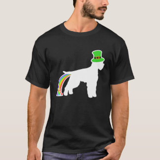St Patrick's Day Rainbow Dog  Lagotto Romagnolo T Shirt