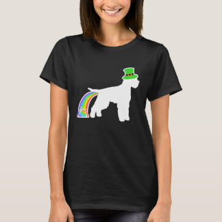 St Patrick's Day Rainbow Dog  Lagotto Romagnolo T Shirt