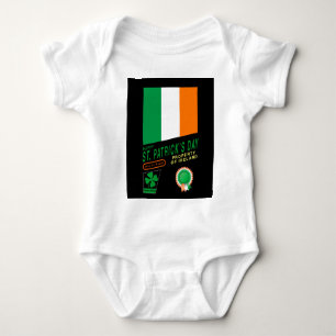 St. Patrick's Day Retrodesign med Irlands flagga T-shirt