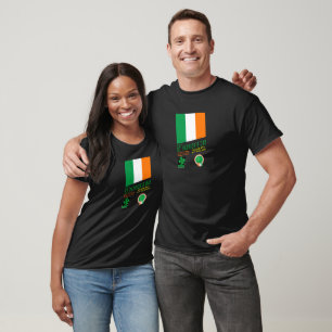 St. Patrick's Day Retrodesign med Irlands flagga Tee