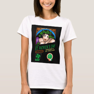 St. Patrick's Day Retrodesign med irländsk flicka Tröja