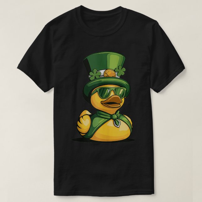 St Patricks Day Rubber Duck 1 T Shirt (Design framsida)
