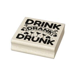 St patrick's day Rubber Frimärke Stämpel