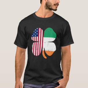 St patricks day S Funny Irish American Flagga Sham T Shirt