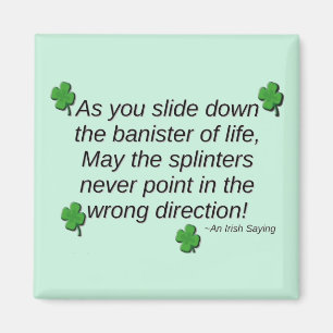 St. Patrick's Day Say Magnet