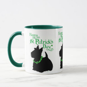 St Patricks Day Scottish Terrier Mugg