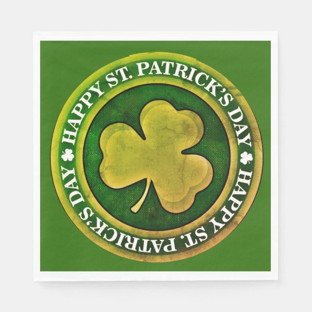 St patrick's day Seal Pappersservett (Framsidan)