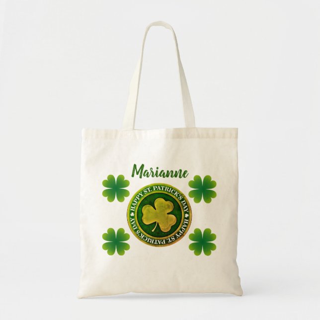 St patrick's day Seal Tygkasse (Framsidan)