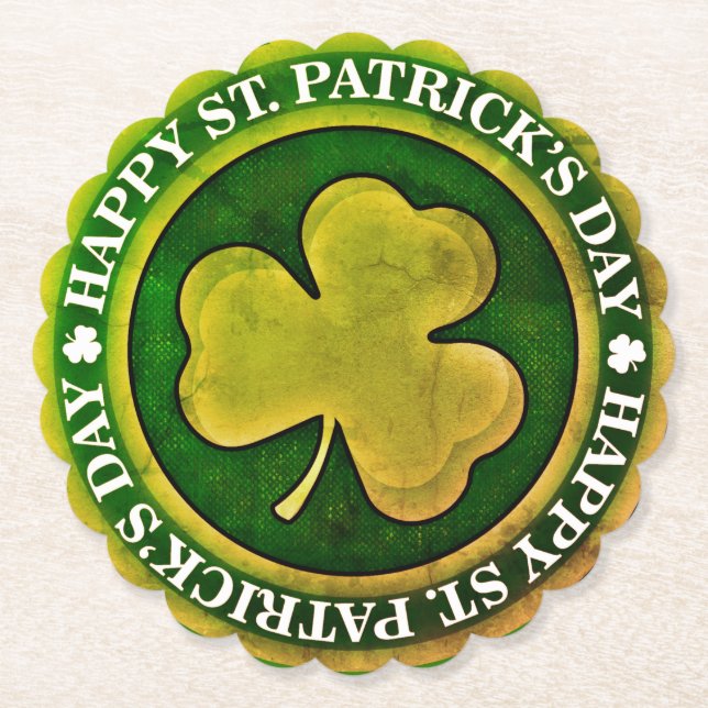 St patrick's day Seal Underlägg Papper (Framsida)