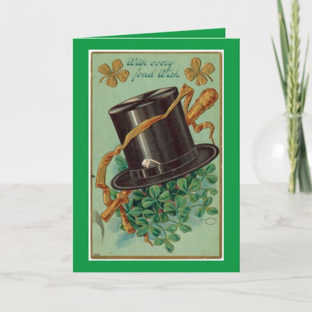 St. Patrick's Day semesterkort Helgkort (Framsida)