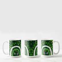 St. Patrick's Day Shamrock and Heart Design