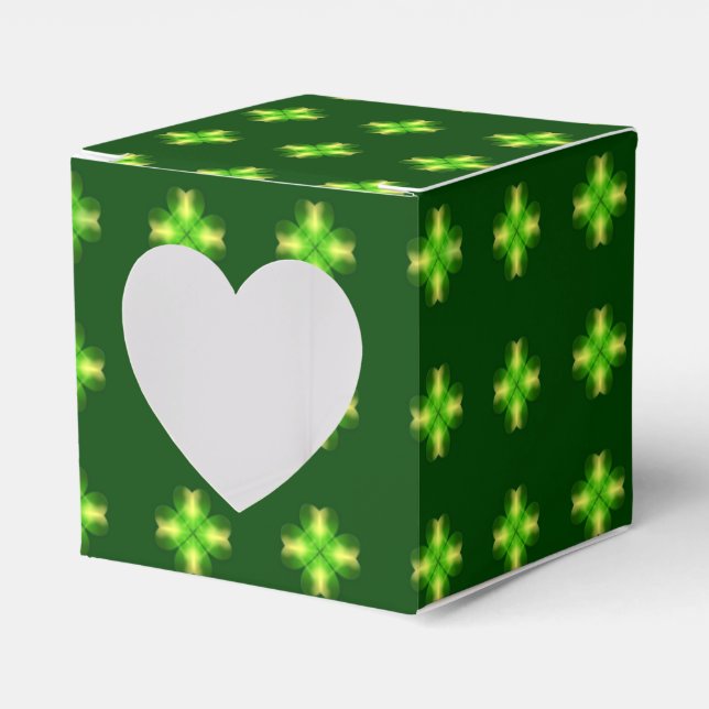 St. Patrick's Day Shamrock Bakgrund Presentaskar (Framsidan Sidan)