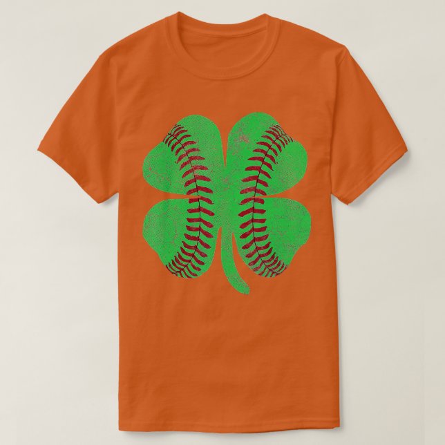 St patricks day Shamrock Baseball Saint Paddys Kid T Shirt (Design framsida)