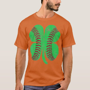 St patricks day Shamrock Baseball Saint Paddys Kid T Shirt