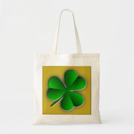 St patricks day Shamrock Budget Tote Bag Tygkasse