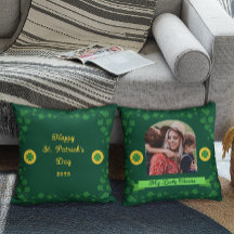 St. Patrick's Day Shamrock Familjefoto Minnessak