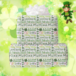 St patrick's day Shamrock Gift Presentpapper