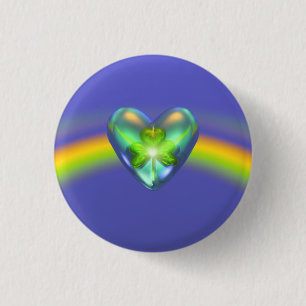 St. Patricks Day Shamrock Heart Knapp