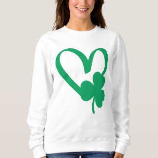 St patrick's day Shamrock Heart T-Shirt