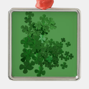 St. Patrick's Day Shamrock Julgransprydnad Metall
