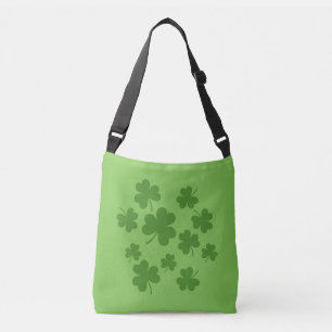 St patrick's day Shamrock Klöver Mönster Axelväska