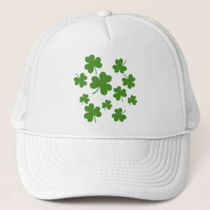 St patrick's day Shamrock Klöver Mönster Keps
