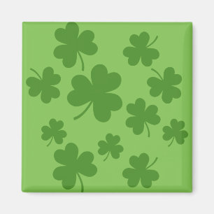 St patrick's day Shamrock Klöver Mönster Magnet